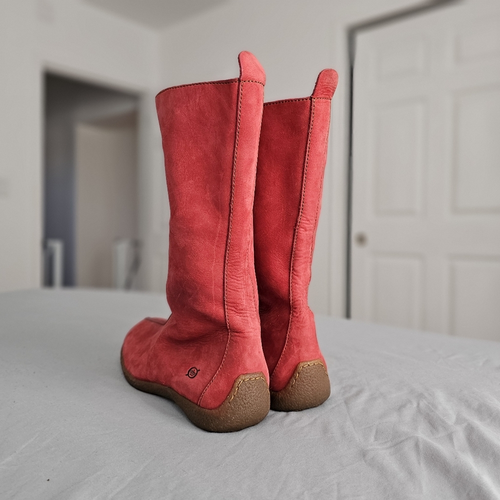 Womans BORN Leather Boots Womans Size 9½ - Picture 2 of 15